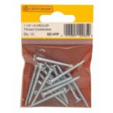 1 1/2" x 6 ZP Cross Recessed Hardened Twin Thread Woodscrews with Countersunk Head (Pack of 16)changed to pozi heads