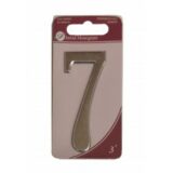 3" Silver Effect Numeral 7