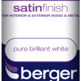 Berger Satin Sheen 1.25L Pure Brilliant White