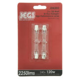 2X120WATT HALOGEN LAMP JDB202