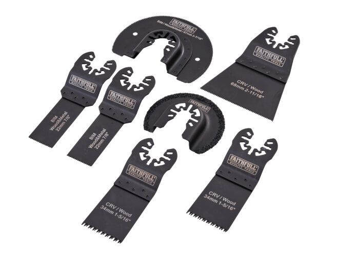 7 Piece Multi-Tool Blade Set